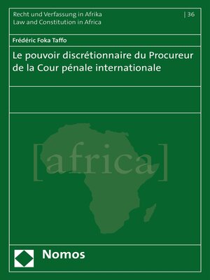cover image of Le pouvoir discrétionnaire du Procureur de la Cour pénale internationale